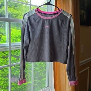 Nike Athletic Cropped Dri-fit Top